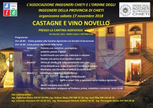 Castagne e Vino Novello Locandina